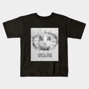 Funny Hamster Design - Obey The Hamster Kids T-Shirt